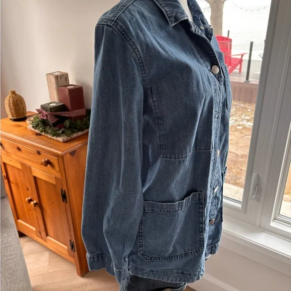 &Denim Utility Jacket 💙 - Picture 3 of 5